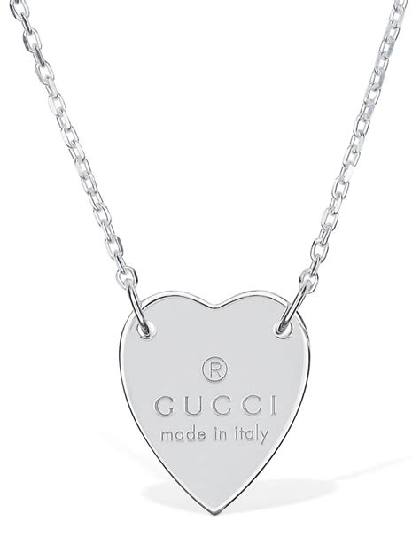 collana con cuore gucci|Gucci Livermore Outlet.